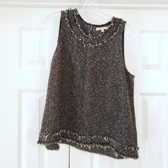 41 Hawthorn Tops - 41 Hawthorne Asbury fringe tweed tank stitch fix